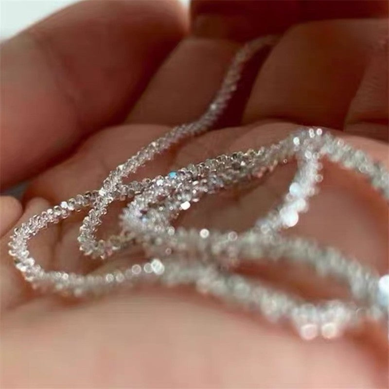 ???????? ?? ??? Colar Popular Para Mulheres Corrente De Clavícula Gargantilha Jóias De Moda Acessórios De Casamento Festa De Aniversário Presente Pingente
