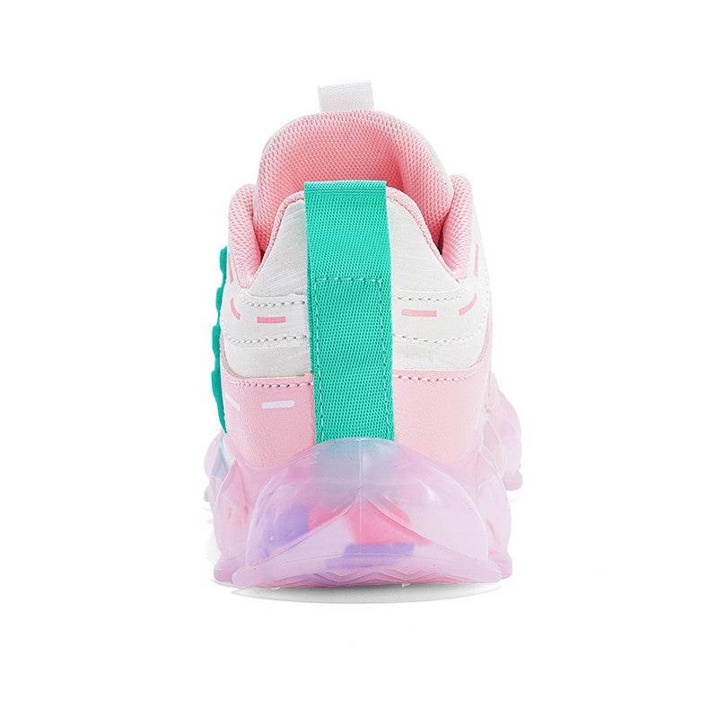 New Anti-skid Leather Kids Sneakers for 5-16Years Girls Casual Walking Footwear Non Slip Children Boys Sport Running Sneaker