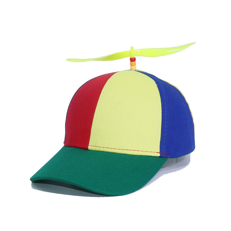 Funny Snapback Hat Helicopter Propeller Adventure Dad Hat Rainbow Bamboo Dragonfly Baseball Cap For Adult Kids Boys Girls