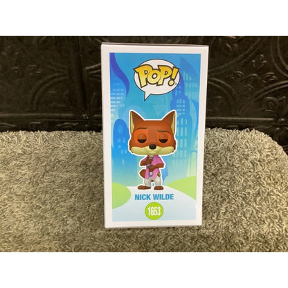 Zootopia Funko Pop Oficial Genuíno Boneco de Ação Modelo Boneco de Ação Judy Hopps Nick Wilde 1652 1653 Esculturas em Vinil