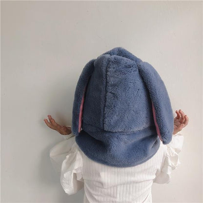 Disney Stitch Angel fofo criativo desenho animado infantil chapéu de pelúcia cachecol anime filme personalizado proteção de orelha chapéu quente engrossado