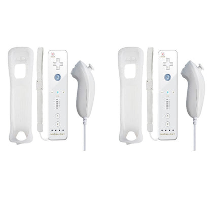 Controllers For Nintendo Wii 2 In 1 Left Right Controller Optional Motion Plus Set Game Remote Control Joystick Wireless Gamepad
