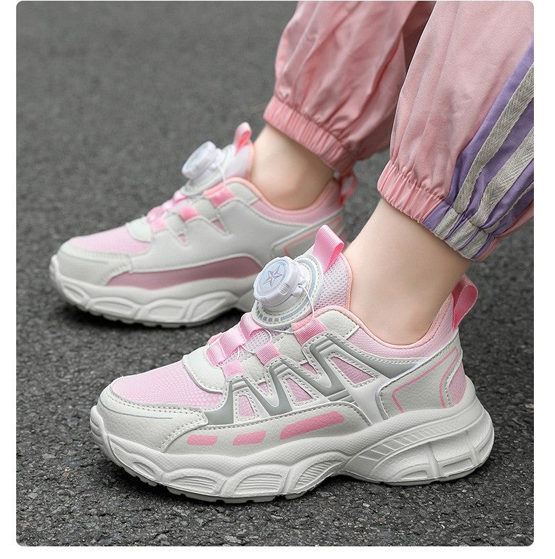 Hot Sell Children Shoes Size 28-39 Boys Fashion Sneakers Girls Sport Running Shoes Kids Breathable Casual Trainers Outdoor Shoes