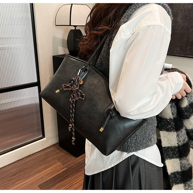 PU Leather Shoulder Bags For Women 2025 Winter Y2K Trend Female Crossbody Bag Lady Handbags And Purses Retro Tote Bag bolso