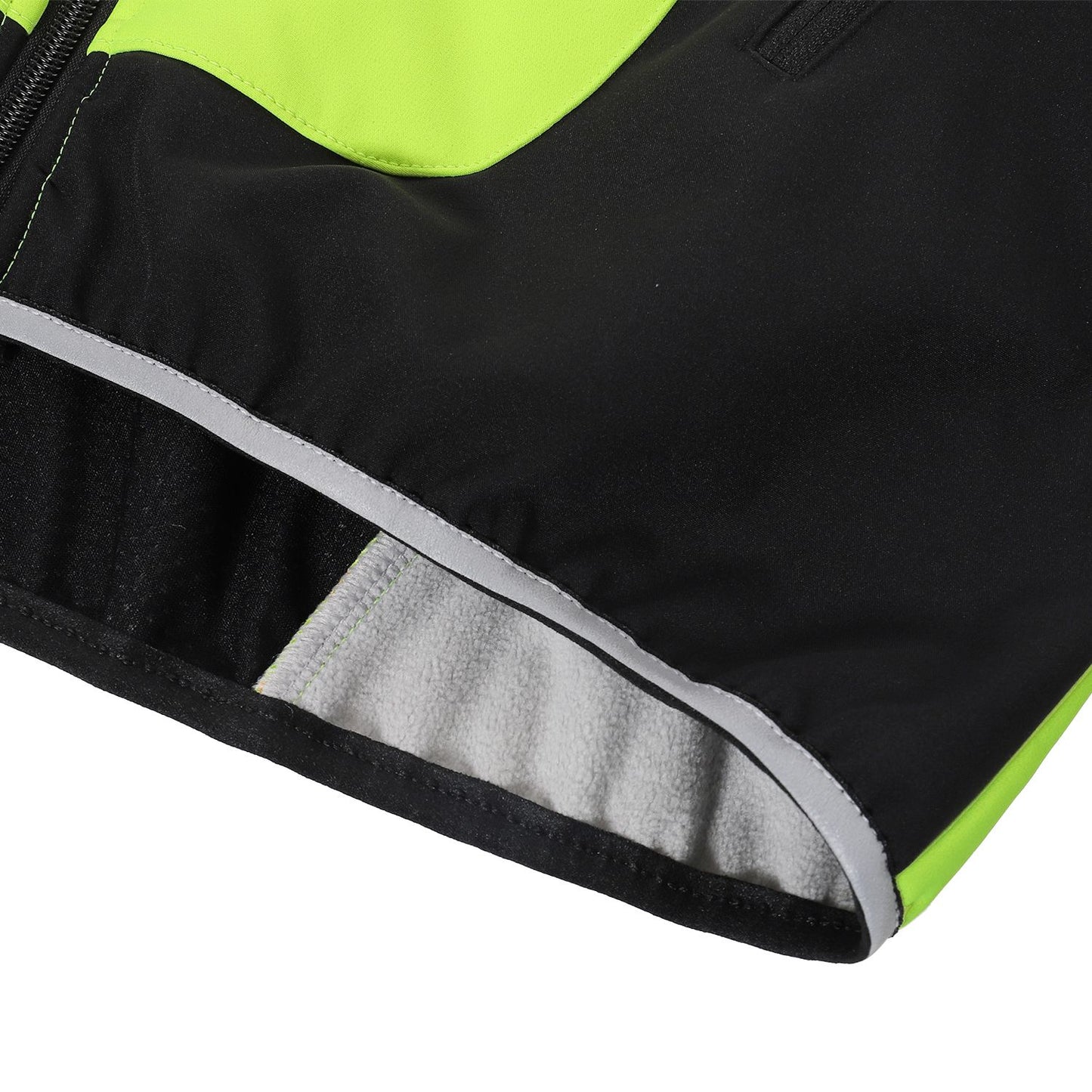 Arsuxeo Men Cycle Jacket Waterproof Windproof Thermal Fleece Bike Jersey MTB Bicycle Riding Running Autumn Winter Jacket Coat