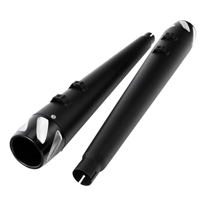 Motorcycle 4" Slip-on Mufflers Exhaust Pipes For Harley Touring Electra Street Glide 1995-2016