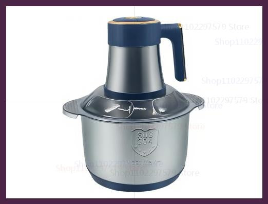 5L Electric Meat Grinders Mixer Machine Stainless Steel Multifunctional Vegetable Slicer Processor Chopper Kitchen Appliances