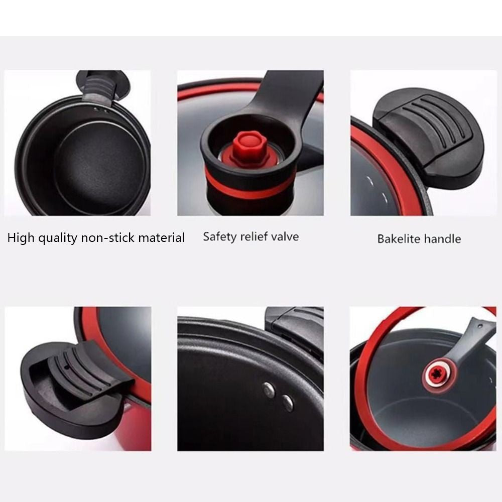 Pressure Cooker 3.5L Soup Meat Pot Rice Cooker Gas Stove Micro Pressure Cooker Stew Pot Non-Stick Cooking Pots Kitchenware