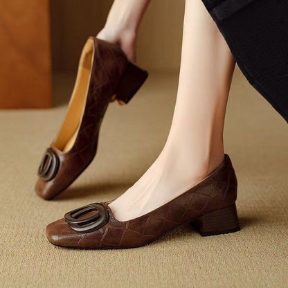 Spring New Women Flats Round Toe Shallow Slip On Ladies Casual Ballet Shoes Soft Leather Eelgant Dress Shoes