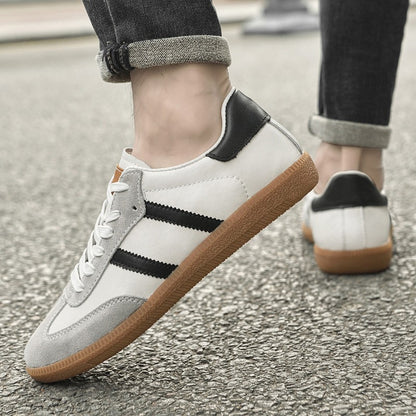 All-match Male Skate Shoes Skateboard Footwea Genuine Leather Sneakers 2025 New Arrival Mens Tenis Masculino Leisure Walk Flats