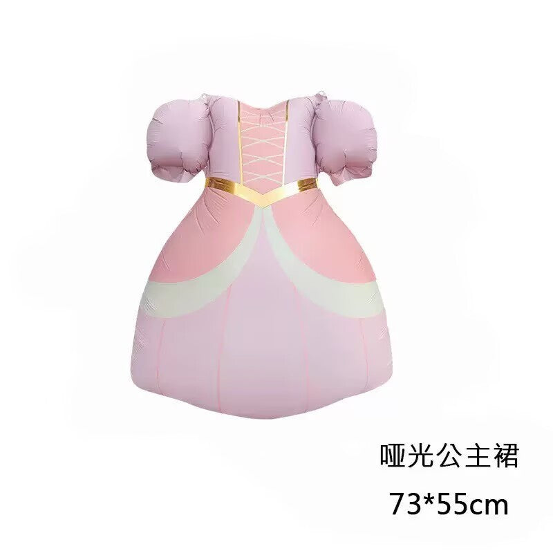 New Dream Princess Castle Pumpkin Cart Aluminum Film Balloon, Swing Bear, Children's Birthday Party Decoration Props