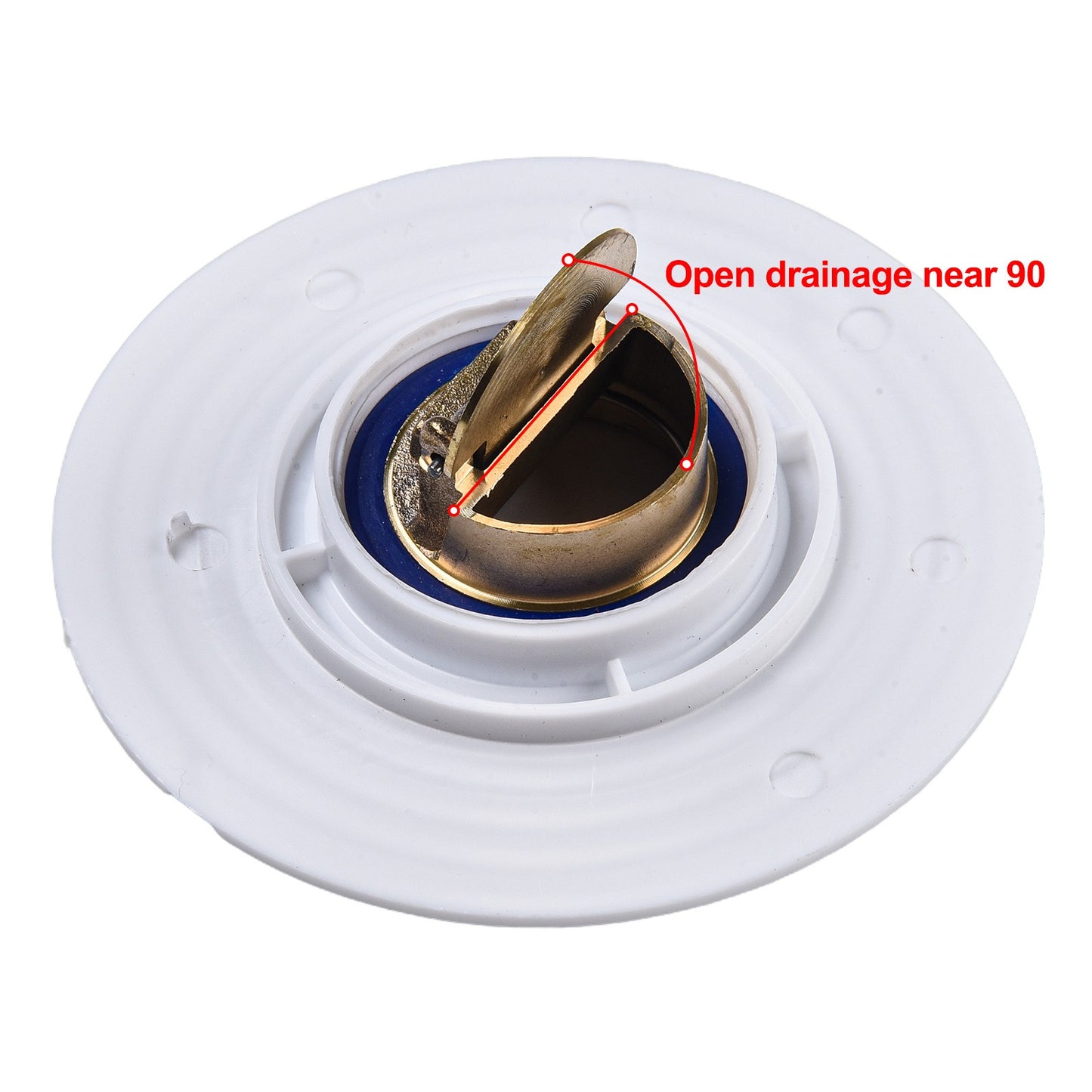 Brass Floor Drain Core Fast Drainage Insect Proof Drain Sink Shower Plug Backflow Preventer Valve Bathroom Accessories