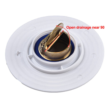 Brass Floor Drain Core Fast Drainage Insect Proof Drain Sink Shower Plug Backflow Preventer Valve Bathroom Accessories
