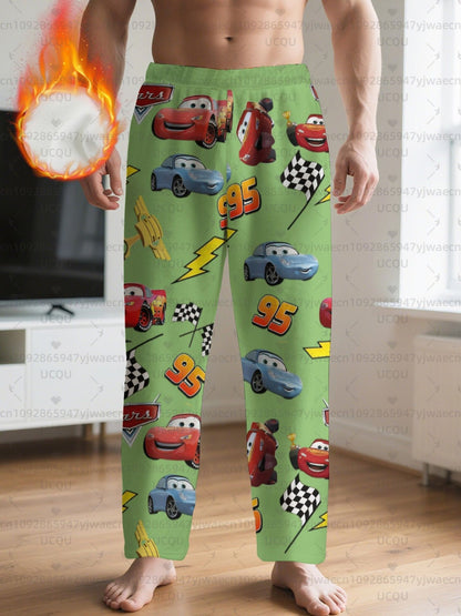 Men's Lightning McQueen Sally Flannel Pajama Pants Christmas Pajama Pants Winter Pajamas Fleece Pajama Women Sleep Pants