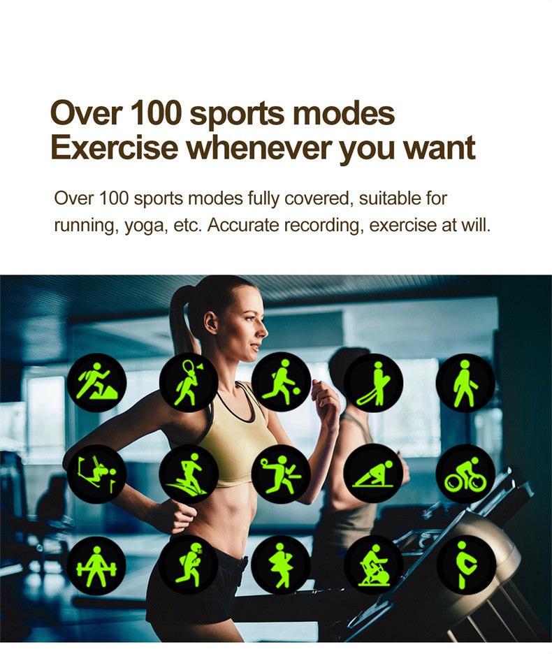 Women Smartwatch 1.32inch AMOLED Screen Call ECG Sport Watch Blood Pressure Micro physical examination AI dial Women Smart Watch