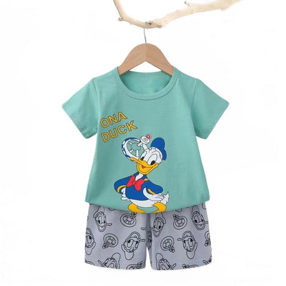 1 2 3 year Baby Clothing Girls Boys Cotton Suit for Children Two Clothes Sets for Babies Newborn Baby Clothes