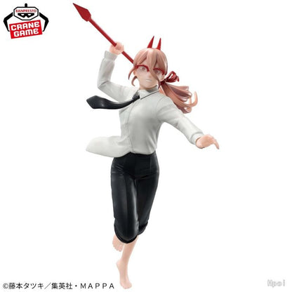 Em estoque Bandai Banpresto Original Chainsaw Man VIBRATION STARS Power Denji Figure Enfeites Coleção Modelo Personagens de Anime Fofo