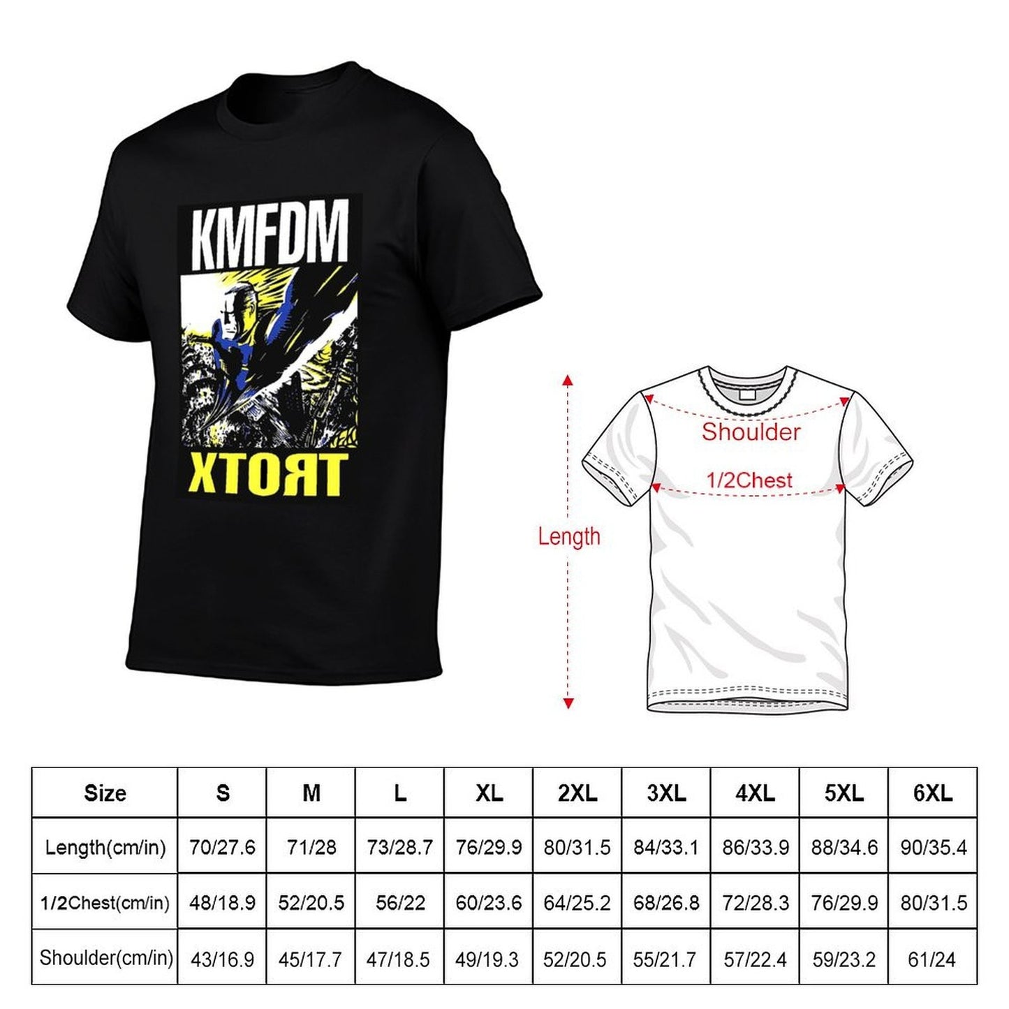 man t man graphic KMFDM shirt t plain logo T-Shirt t shirt designer shirts T-Shirt
