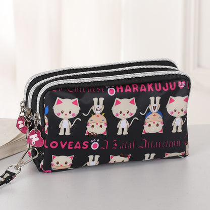 New large-capacity ladies' mobile phone bag, ins European and American style wrist strap loose change clutch