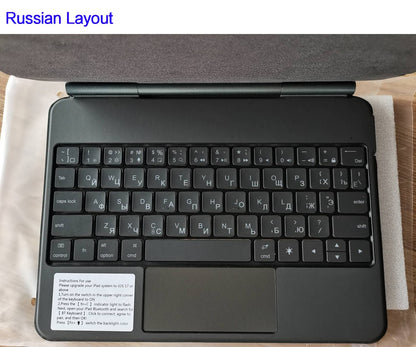 Capa Smart Magnetic Book Folio Magic Keyboard para iPad 11ª 10ª Geração 2025 iPad A16 11ª 11" A3354 A3355 A3356 A2696