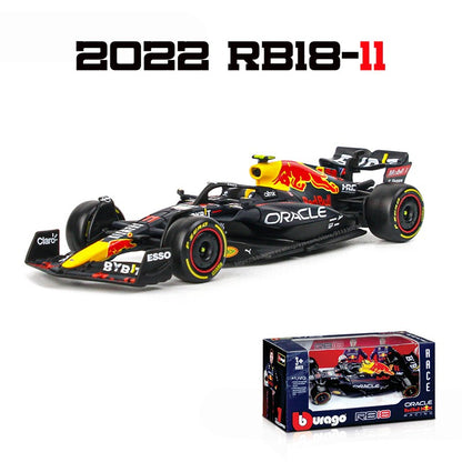 Bburago 1:43 F1 Aston Martin Aramco F1 Team AMR23 2023 #14 Alonso #18 Stroll Carro de Liga Metálica Modelo Fundido Colecionável