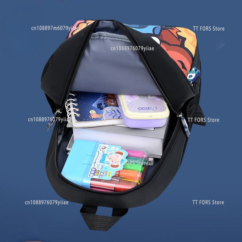 Astronaut Cartoon Children's Backpack 3D Stereo Large Capacity Waterproof Boy Kindergarten Backpack Birthday Gift