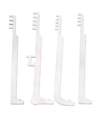 Kit Profissional de Chaveiro - Chave de Tensão de Aço Inoxidável e Conjunto de Gazuas com Ferramentas de Haste de Empurrar