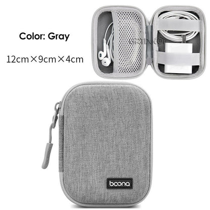 Hot Sale Waterproof Hard Shell Digital Gadgets Storage Bag Travel Organizer for Electronics Accessories HDD Earphone Storage Box