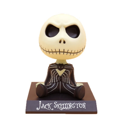 O Pesadelo Antes do Natal Boneco de Ação Deluxe Jack Skellington 12 Rostos Jack Jack Cadeira Versão Modelo Brinquedo Presente Decoração