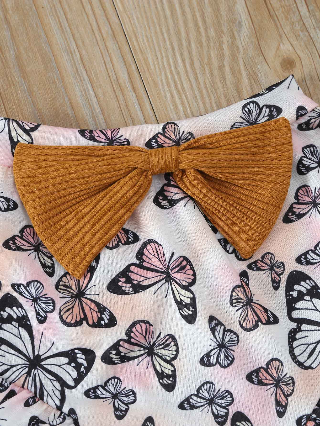 Summer Newborn Baby Girl Clothes Set  Sleeveless  Bodysuit  Printed Shorts  3pcs Clothing Suit Baby Girl Clothes For 0-1Years