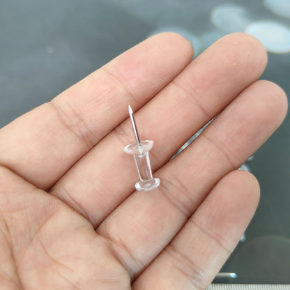 100/500 Pcs Push Pins Transparent Thumb Tacks Home Office School Craft Projects Cork Board Photo Wall Bulletin