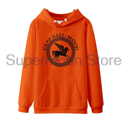 Camp Half-Blood Hoodie Unisex Long Sleeve Streetwear Women Men Hooded Sweatshirts Outdoor Trendy Outfits