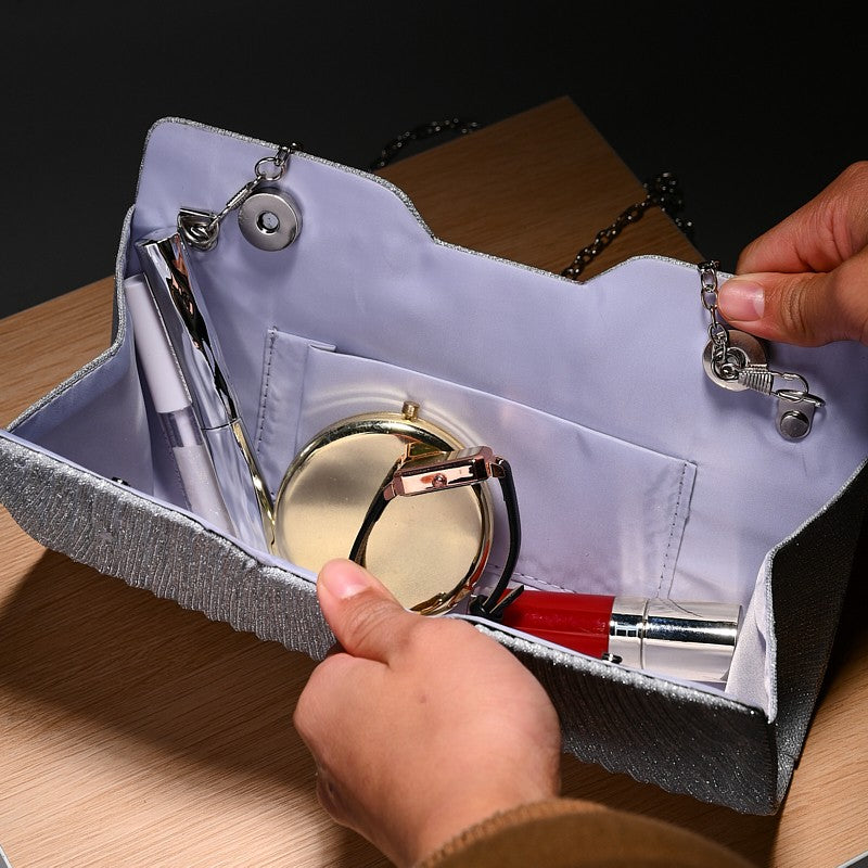 Light Luxury Pattern Chain shoulder Bag Simple And Versatile Handheld Underarm hand Bag women wedding party Evening gift Bags