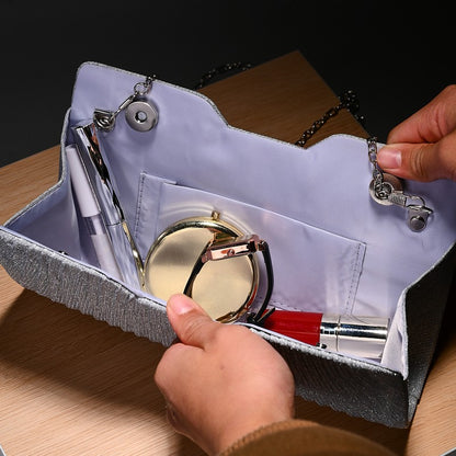 Light Luxury Pattern Chain shoulder Bag Simple And Versatile Handheld Underarm hand Bag women wedding party Evening gift Bags