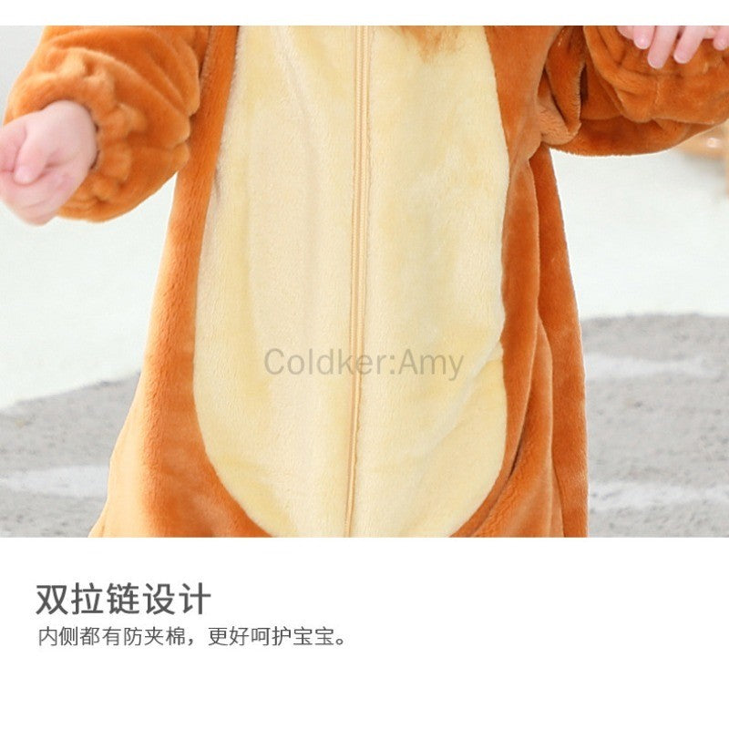 Christmas Costumes Infants Toddlers Halloween Cosplay Lion Costume Kids' Animal Jumpsuit Outfit Snowsuit