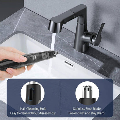 Nose Hair Trimmer Replacement Heads Compatible with OneBlade QP2520 QP2630 QP2724 QP2734 QP2834 One Blade 360 Electric Shaver