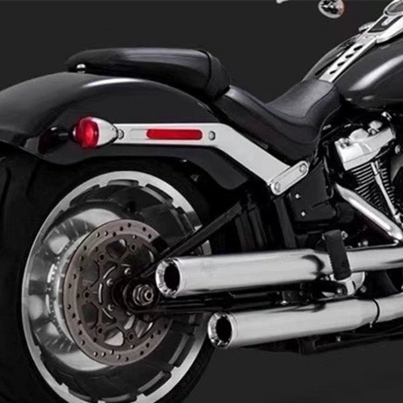 Motorcycle V&H Exhaust System Slip One Exhaust Pipe Muffler For Harley Softail Breakout FXBR FXBRS Fat Boy FLFB FLFBS 18-25