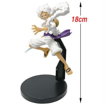 Anime ONE PIECE Figura de Ação 18cm Nika Monkey D Luffy Bonecos de Ação Modelo de PVC Estátua Colecionável Brinquedo Presente Em Estoque