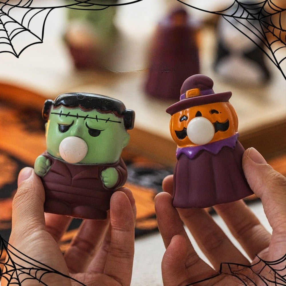1/3/5Pcs Creative Pumpkin Ghost Pinch Ball Ornament for Halloween Prank Carnival Party Decoration Gift Gift Bag Pinata Filler