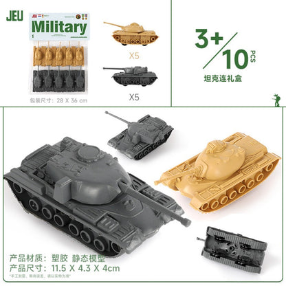ViiKONDO Bonecos Soldados Exército Brinquedos Modelo Veículo Militar Acessórios Jogo de Guerra Tanque Radar Lançador de Mísseis Artilharia Caça Quartel Ponte