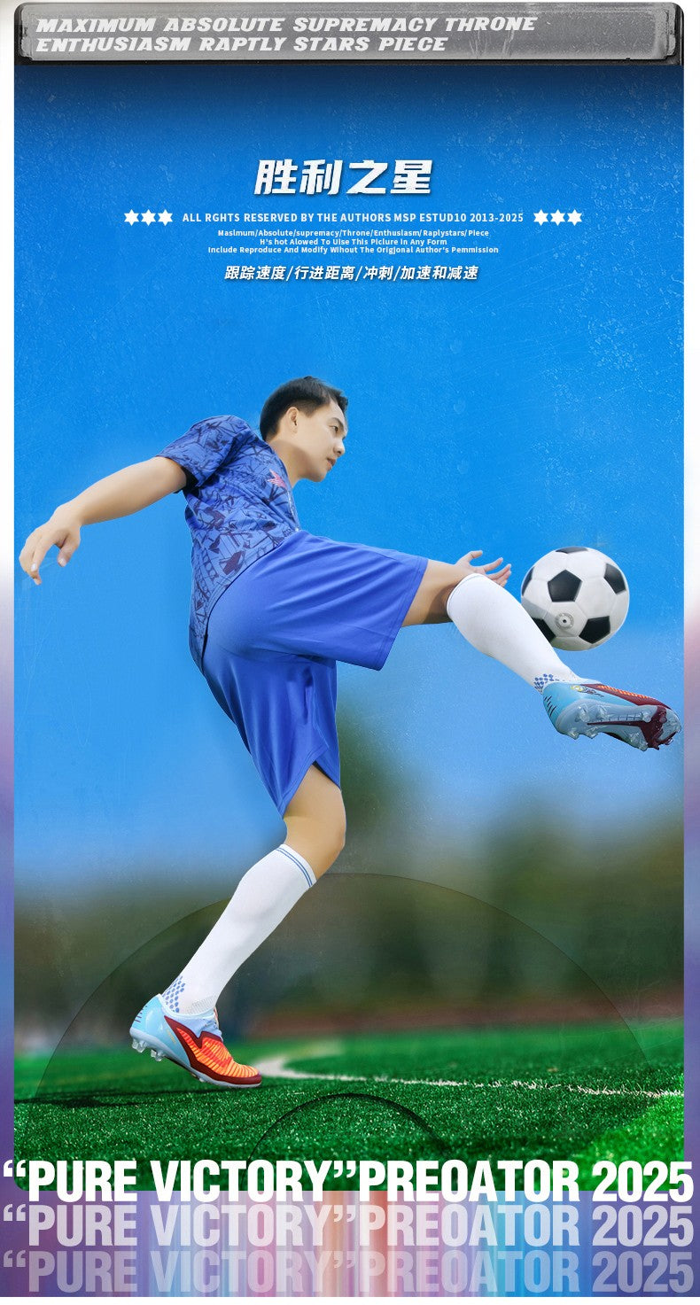 Men Soccer Shoes Original Fast Professional Unisex Cleats Low Cut Football Field Boot Non Slip Comfortable Outdoor Sneaker Match