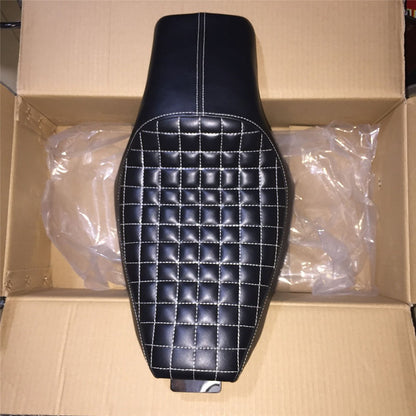 Assento de Couro Sintético (PU) de Motocicleta para Piloto e Garupa Dianteiro Traseiro para Harley Sportster XL Iron 883 1200 48 Forty-Eight 2004-2015 16