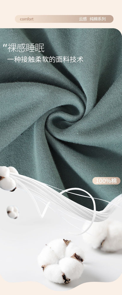 High Quality 100% Cotton Pajamas Suit Men Outside Classic Simple Male's Homewear Fashion Soft Breathable Sleepwear Business Gent