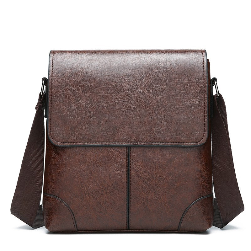 Men Shoulder Bags For IPAD Leather Business Handbag Men Messenger Bag Large Side Sling Bag Fashion Man Crossbody Bag