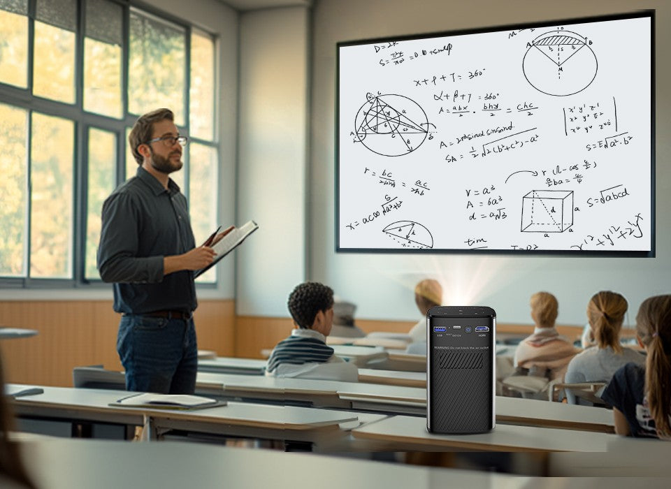 Projetor BYINTEK P70 4K 1080P DLP Mini Projetor Portátil para Home Theater Smart Wi-Fi & Bluetooth para Filmes & Jogos Com Bateria
