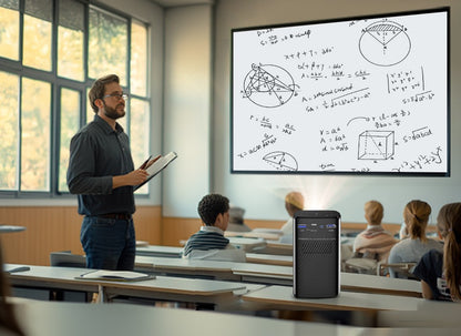 Projetor BYINTEK P70 4K 1080P DLP Mini Projetor Portátil para Home Theater Smart Wi-Fi & Bluetooth para Filmes & Jogos Com Bateria