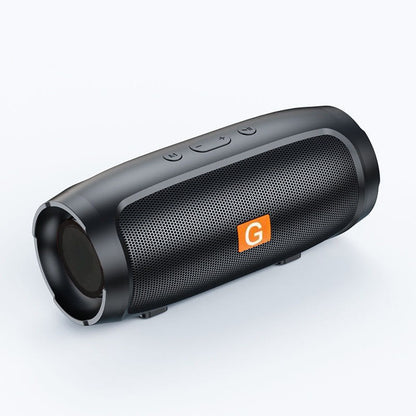 Caixas de som Bluetooth portáteis com subwoofer, estéreo surround, à prova d'água, caixa de som sem fio com rádio FM e cartão TF