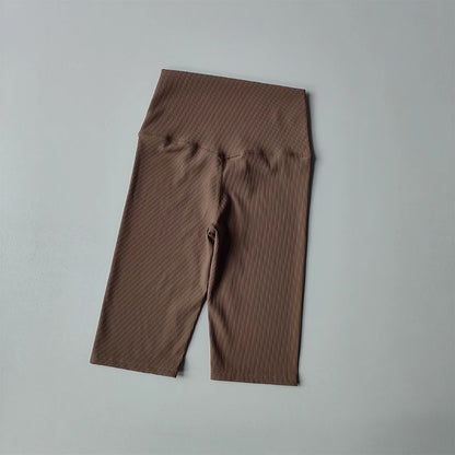 Women Shorts Sports For Women New Cycling Ribbed Jogging Fitness High Waist Push Up Gym Shorts Leggings  Yoga Shorts Short Pants