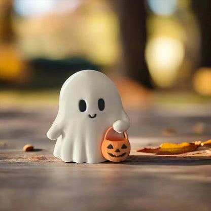 1Pc Halloween Cute Ghost Ornaments Ghost Study Desktop Decoration Interior Decoration Halloween Party Garden Decoration Ornament