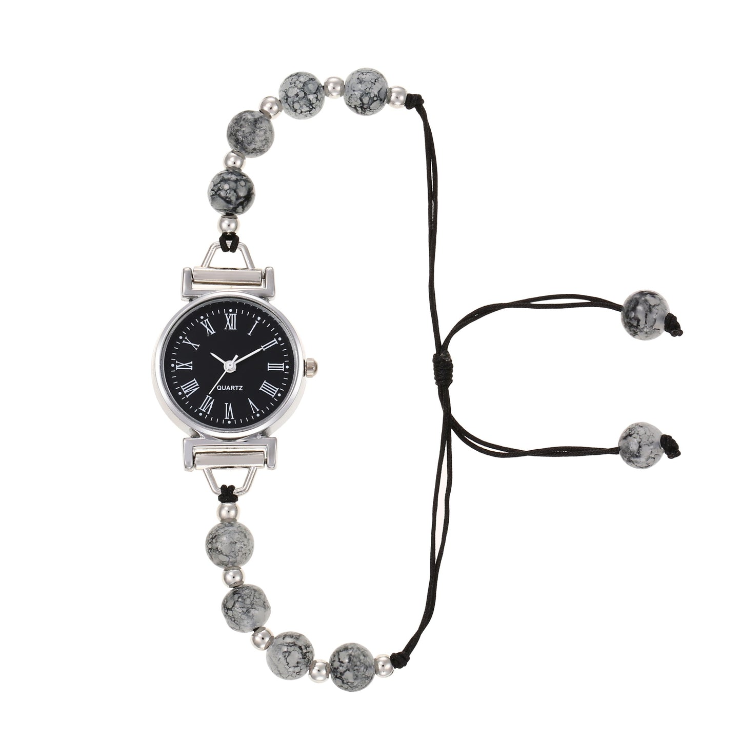 Fashionable trend simple luxury round plate pointer style bracelet ladies watch